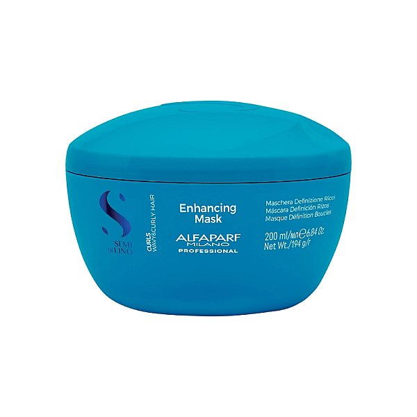 Masca semi di lino pentru par cret sau ondulat curls enhancing mask