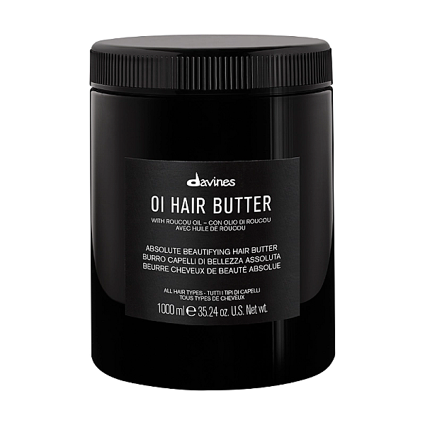 Unt de par pentru netezire si stralucire cu ulei de roucou oi butter