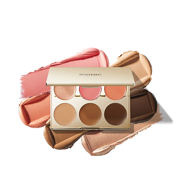 Paleta cremoasa multifunctionala pentru blush, iluminator si sculpting 
