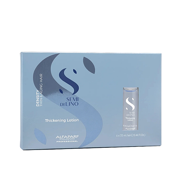 Lotiune densificatoare pentru par subtire density thickening semi di lino 6 x 13 ml
