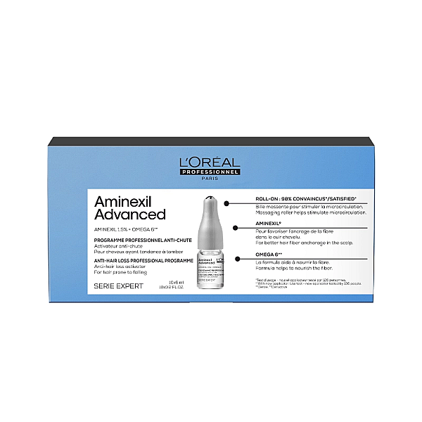 Fiole impotriva caderii parului cu aminexil si omega 6 serie expert aminexil advanced