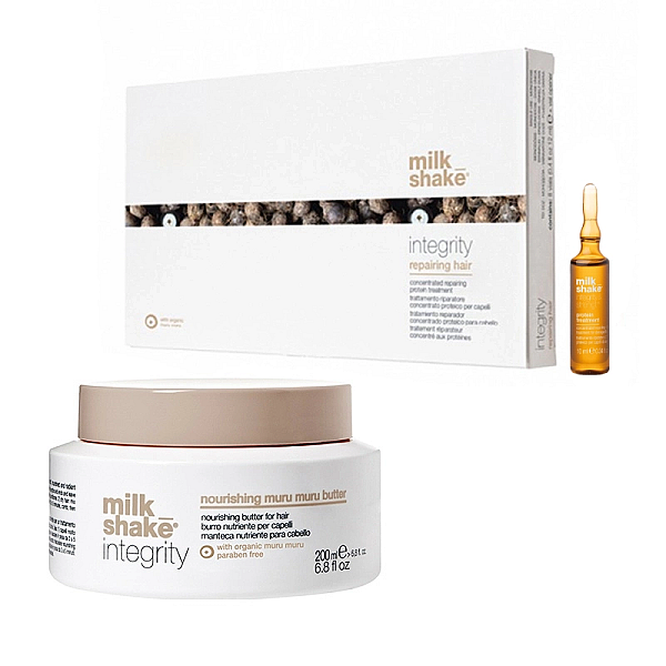 Pachet reparator par deteriorat - unt muru 200ml, fiole 8x10ml