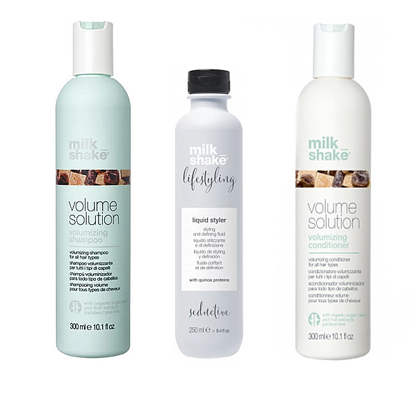 Pachet pentru volum volume solution - sampon 300ml, balsam 300ml, gel lichid 250 ml