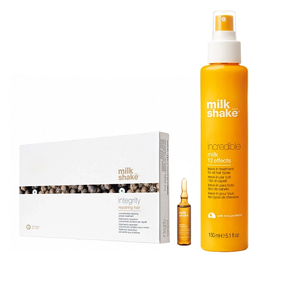 Pachet reparare intensiva - fiole 8x10 ml, incredible milk 150 ml