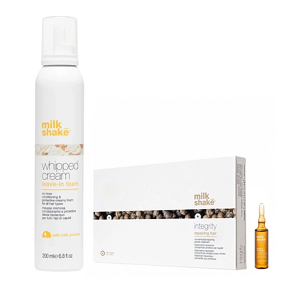 Pachet reparare intensiva si hidratare - fiole 8x10ml, spuma whipped cream 200ml