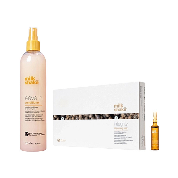 Pachet reparare intensa si hidratare - fiole 8x10ml, balsam leave-in 350 ml