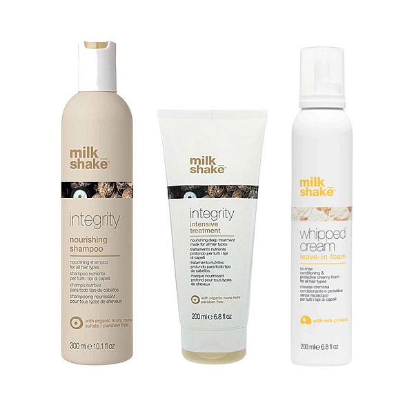 Pachet hidratare intensiva - sampon 300ml, masca 200ml, spuma whipped cream 200ml