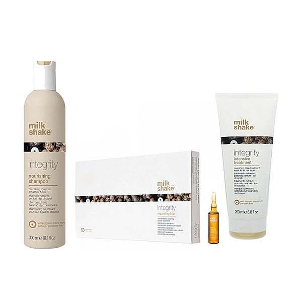 Pachet reparare si hidratare intensiva - sampon 300ml, masca 200ml, fiole 8x10ml