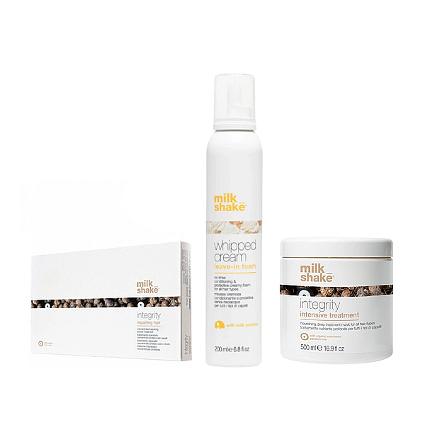 Pachet hidratare - masca 500ml, fiole 8x10ml, spuma whipped cream 200ml