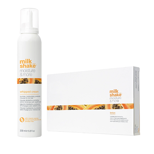 Pachet hidratare moisture & more - spuma 200 ml, fiole 6x12 ml