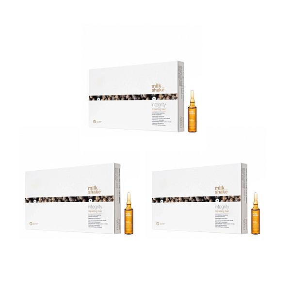 Pachet 3 x fiole 8x10ml - tratament intens reparator cu proteine integrity repairing