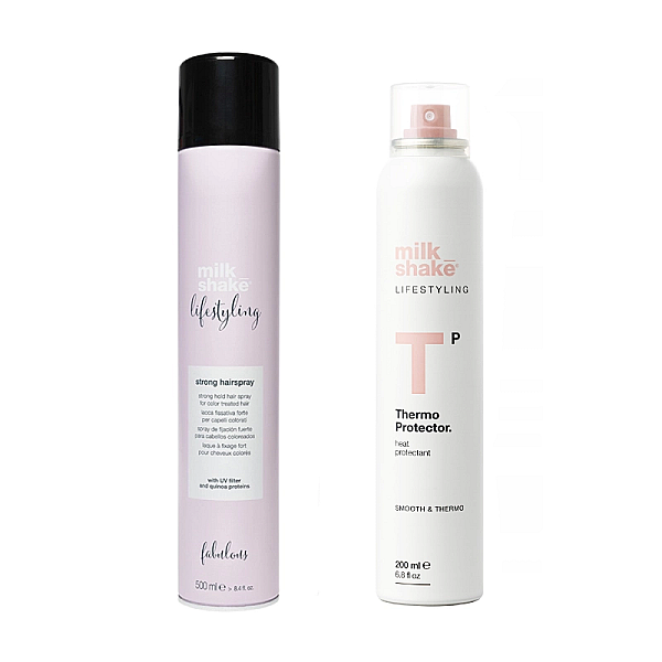 Pachet styling - protectie termica 200ml, fixativ fixare puternica 500ml