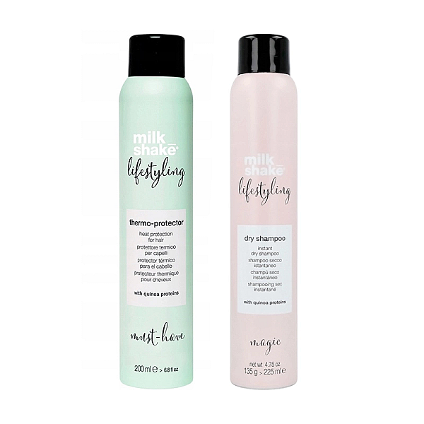 Pachet styling - protectie termica 200ml, sampon uscat 225ml