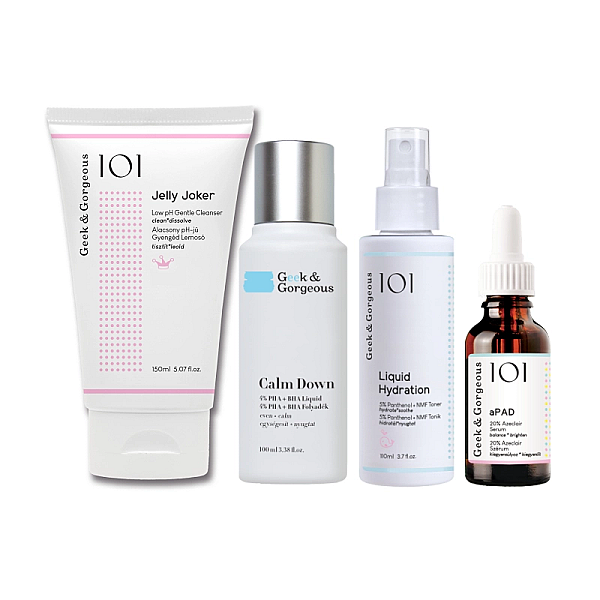 Rutina de seara pentru tenul sensibil, cu roseata