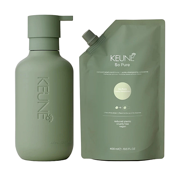 Kit so pure clarify- dispenser, balsam purifiant si detoxifiant refill 400 ml