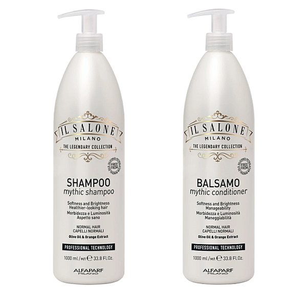 Pachet pentru par normal il salone mythic - sampon 1000ml, balsam 1000ml