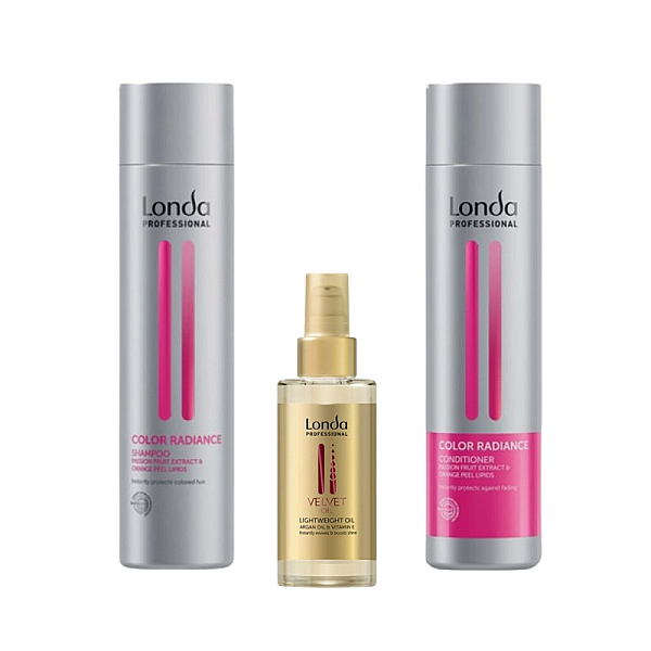 Pachet par vopsit color radiance - sampon 250ml, balsam 250 ml, ulei 30ml