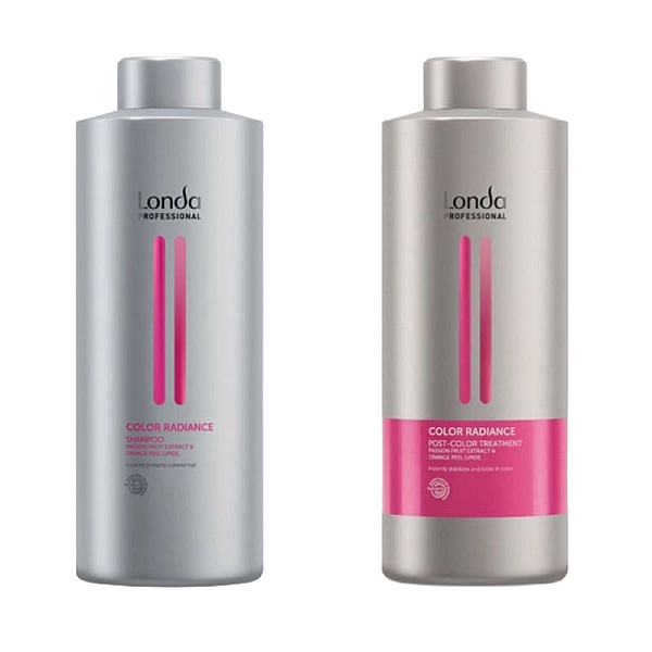 Pachet par vopsit color radiance - sampon 1000ml, tratament post color 1000 ml