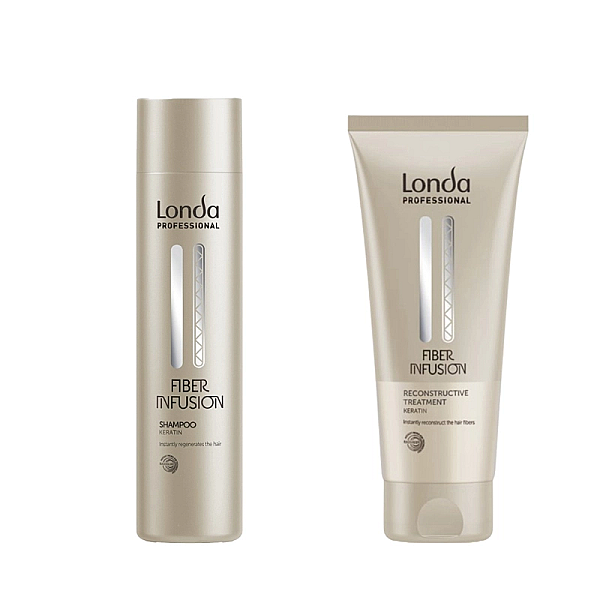 Pachet par deteriorat fiber infusion - sampon 250ml, masca 200ml