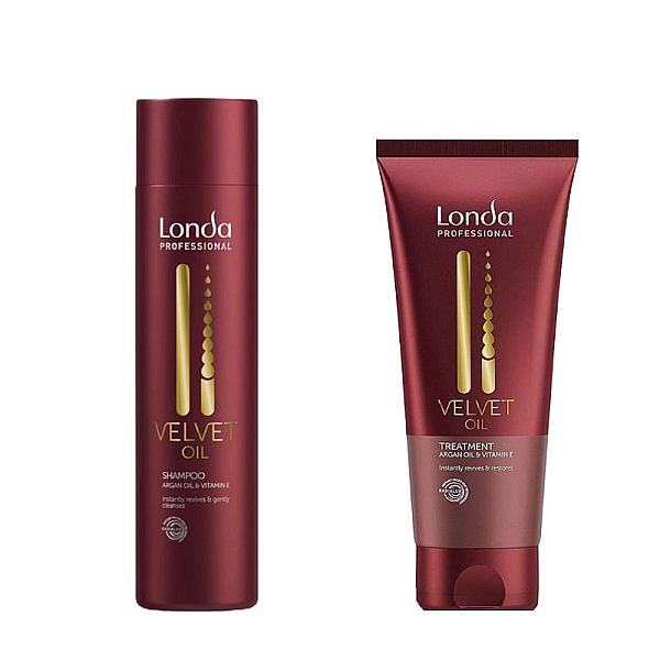 Pachet pentru par uscat si normal velvet oil - sampon 250ml, masca 200ml