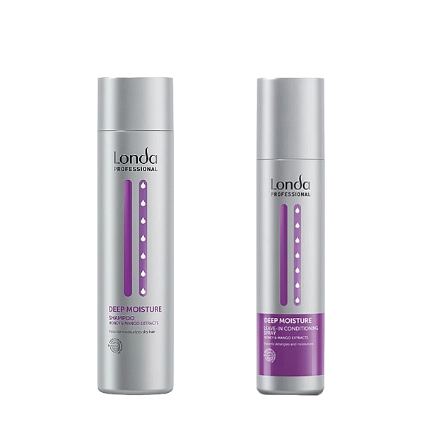 Pachet intens hidratant par uscat deep moisture - sampon 250ml, balsam leave-in 250ml