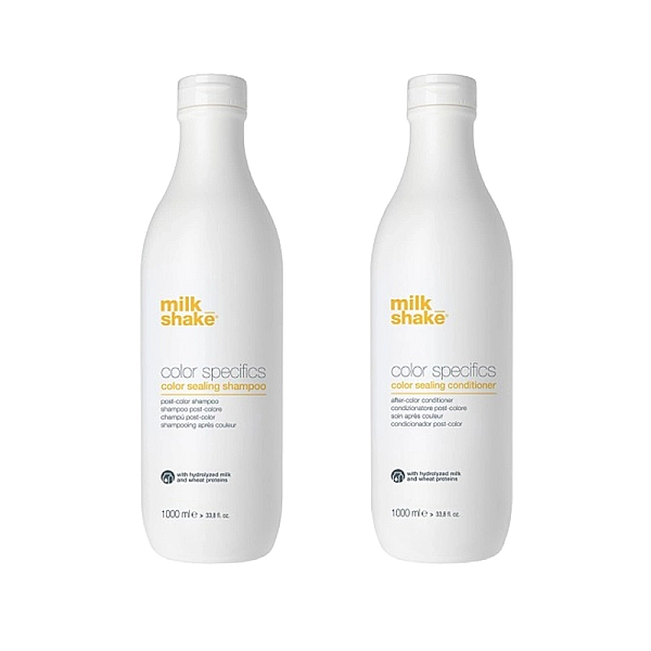 Pachet pentru fixarea culorii color sealing - sampon 1000ml, balsam 1000ml