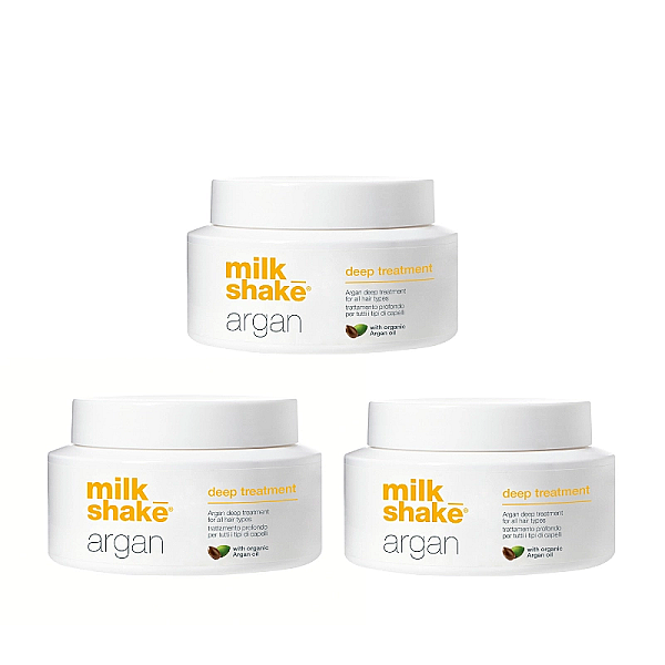 Pachet 3 x tratament intensiv de restructurare argan deep treatment 200ml