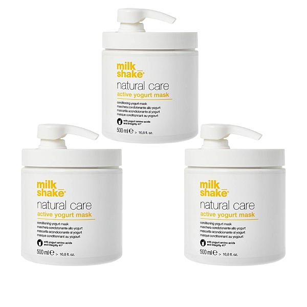 Pachet 3 x masca pentru mentinerea culorii active yogurt 500ml