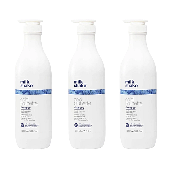 Pachet 3 x sampon pentru par vopsit cold brunette 1000ml