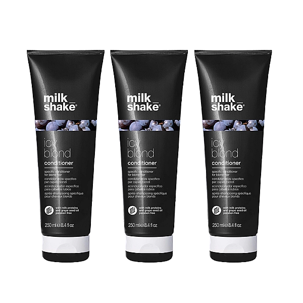 Pachet 3 x balsam pentru crearea tonurilor reci icy blond 250ml