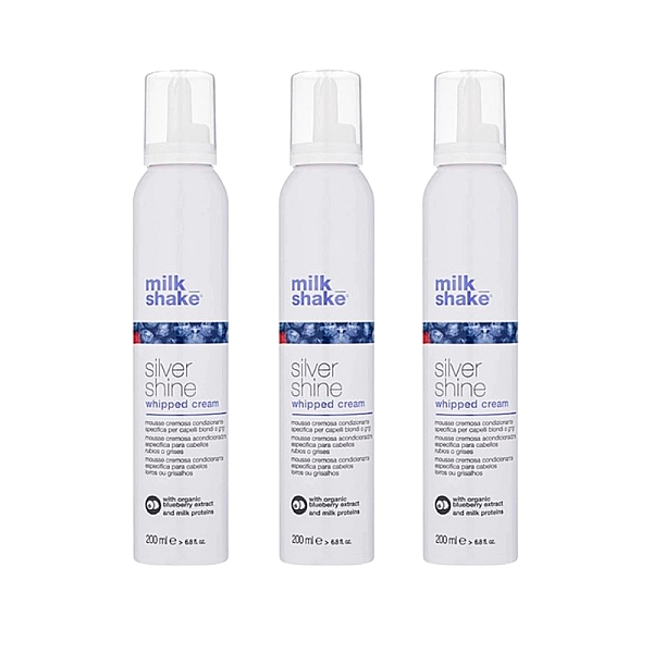 Pachet 3 x crema pentru neultralizarea tonurilor de blond silver shine 200ml