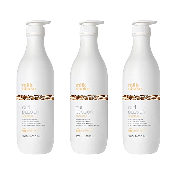 Pachet 3 x sampon pentru cret sau ondulat curl passion 1000ml