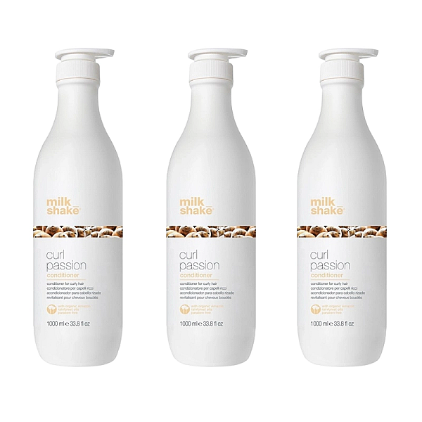 Pachet 3 x balsam pentru cret sau ondulat curl passion 1000ml