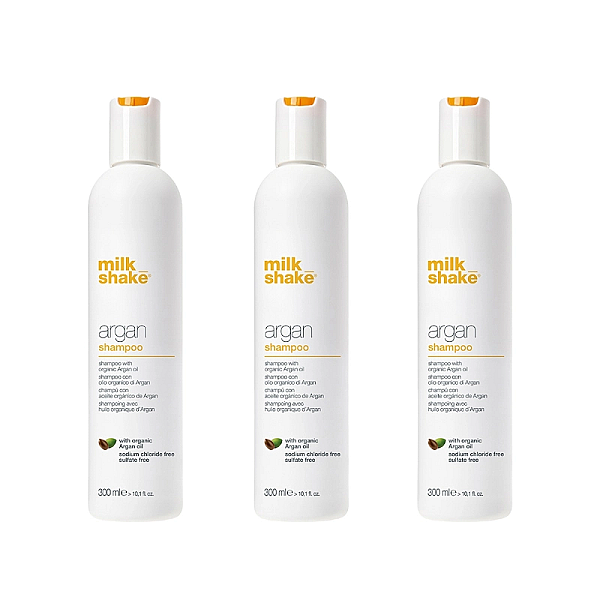 Pachet 3 x sampon cu argan pentru toate tipurile de par 300ml