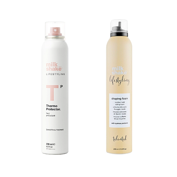 Pachet styling - spuma shaping foam 200ml, protectie termica thermo protector 200ml