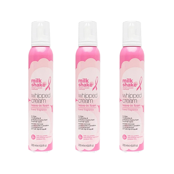 Pachet 3 x spuma hidratanta leave-in flower fragrance 200ml