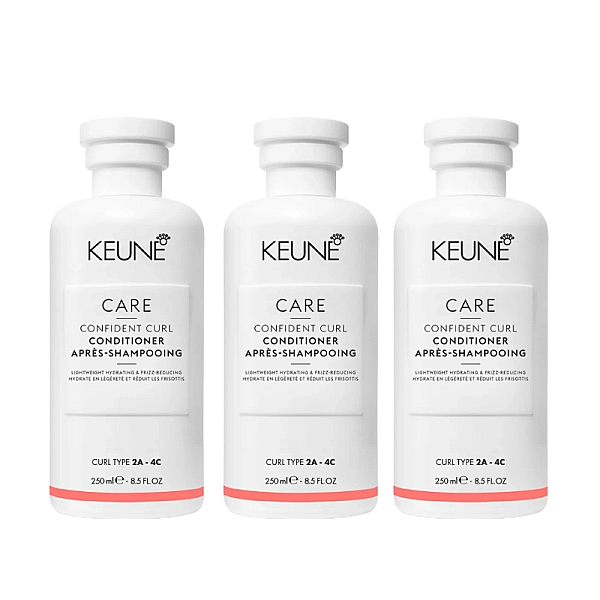 Pachet 3 x balsam pentru par cret sau ondulat confident curl care 250ml