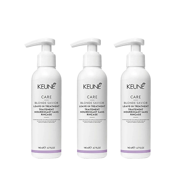 Pachet 3 x tratament leave-in pentru par blond care blonde savior 140ml
