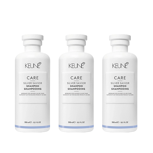 Pachet 3 x sampon pentru par blond care silver savior 300ml