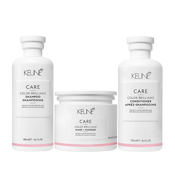 Pachet par vopsit care color brillianz - sampon 300ml, balsam 250ml, masca 200ml