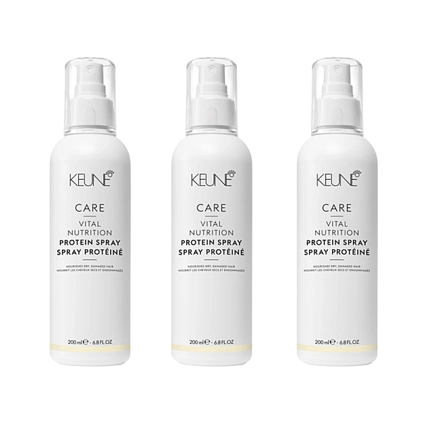 Pachet 3 x spray cu proteine pentru parul uscat care vital nutrition 200ml