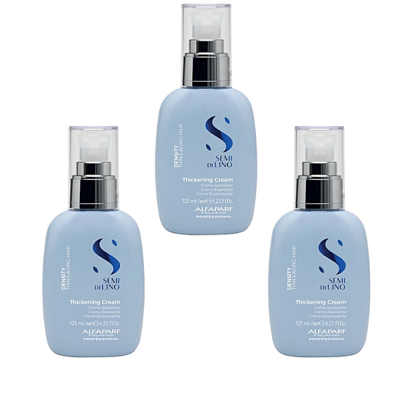 Pachet 3 x crema densificatoare pentru par subtire semi di lino 125ml
