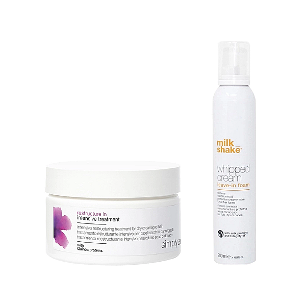 Pachet par deteriorat restructure in - masca 200ml, spuma whipped 200ml