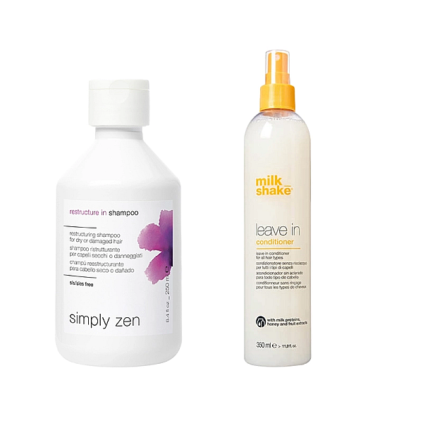 Pachet par deteriorat restructure in - sampon 250ml, balsam leave-in 350ml