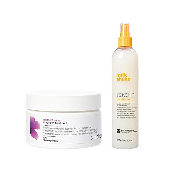 Pachet par deteriorat restructure in - masca 200ml, balsam leave-in 350ml