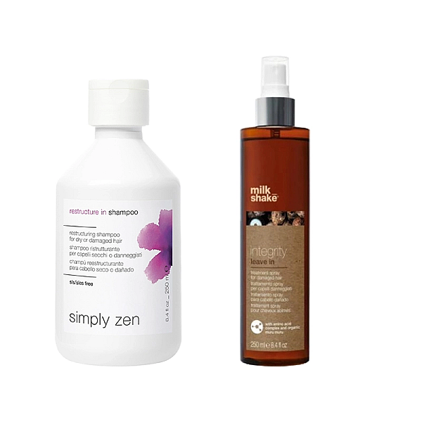 Pachet par deteriorat restructure in - sampon 250ml, tratament leave-in 250ml