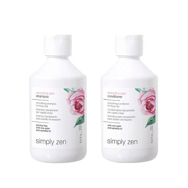 Pachet par indisciplinat smooth & care - sampon 250ml, balsam 250ml