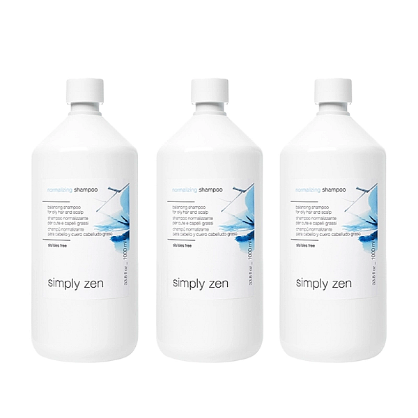 Pachet 3 x sampon pentru scalp si par gras normalizing 1000ml