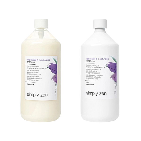 Pachet pentru par vopsit age benefit - sampon 1000ml, balsam 1000ml