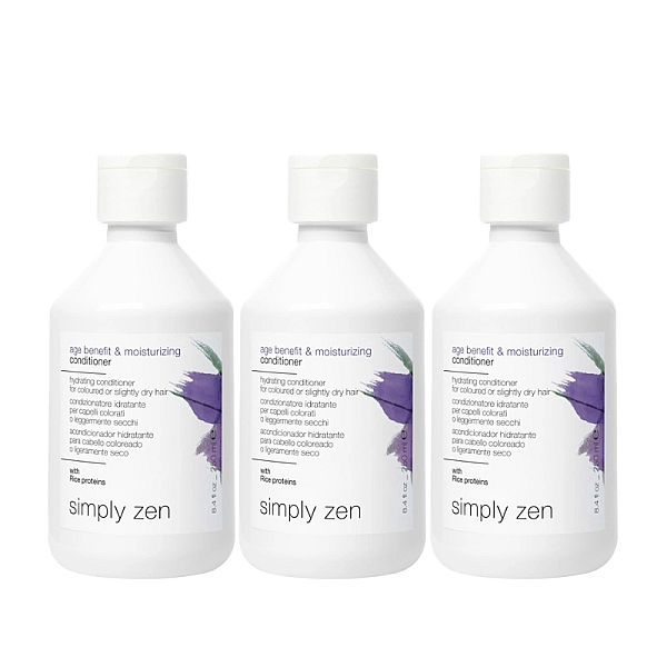 Pachet 3 x balsam pentru par vopsit age benefit & moisturizing 250 ml